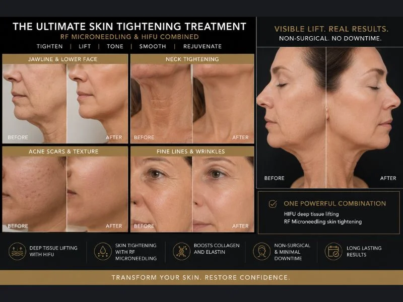 Results of combined treatment for the ultimate skin tightening treatment Healey